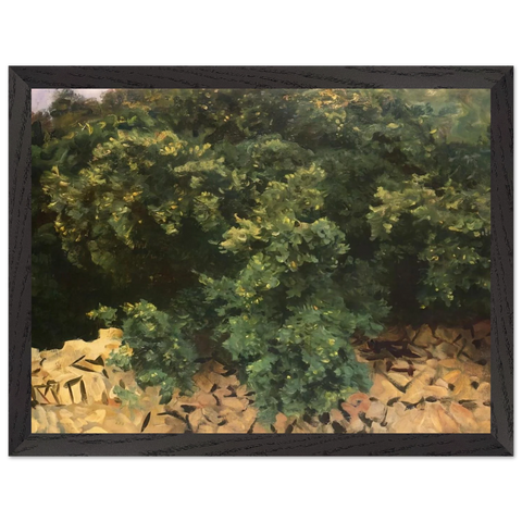 Ilex Wood, Majorca by John Singer Sargent — Framed art print at Zephyeer