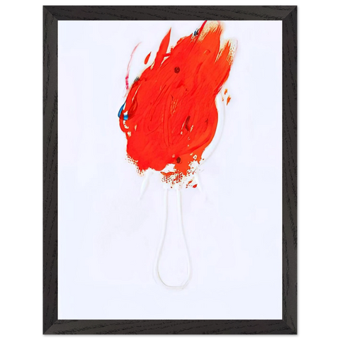 UNTITLED FLAME AND MIRROR 1967 by Antoni Tapies — Framed art print at Zephyeer