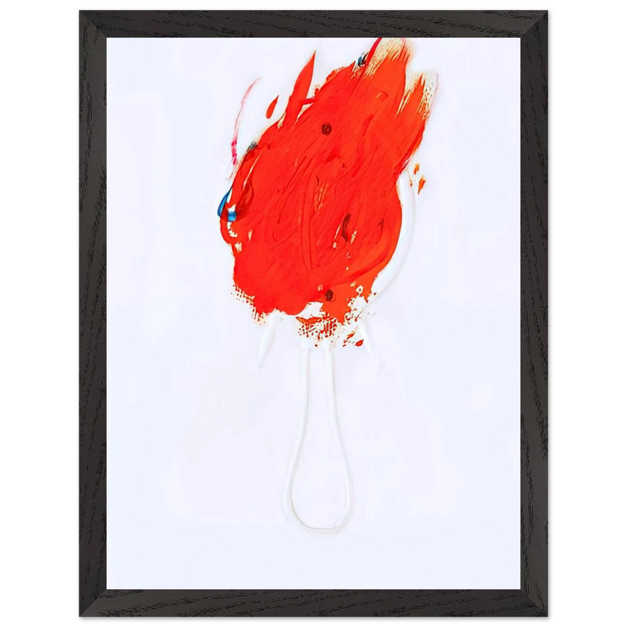 UNTITLED FLAME AND MIRROR 1967 by Antoni Tapies — Framed art print at Zephyeer