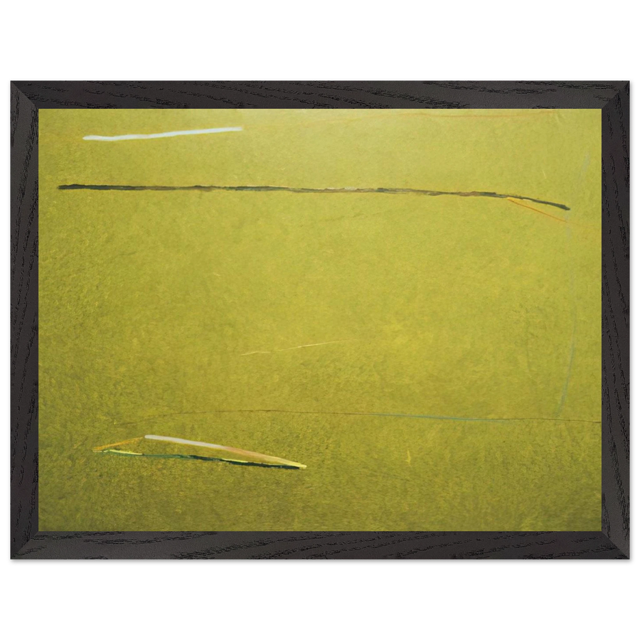 Green Mountain Man - 1975 by Ronnie Landfield — Framed art print at Zephyeer