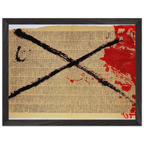 JOURNAL 1968 by Antoni Tapies — Framed art print at Zephyeer