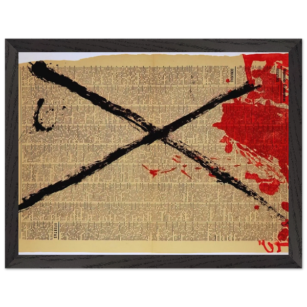 JOURNAL 1968 by Antoni Tapies — Framed art print at Zephyeer