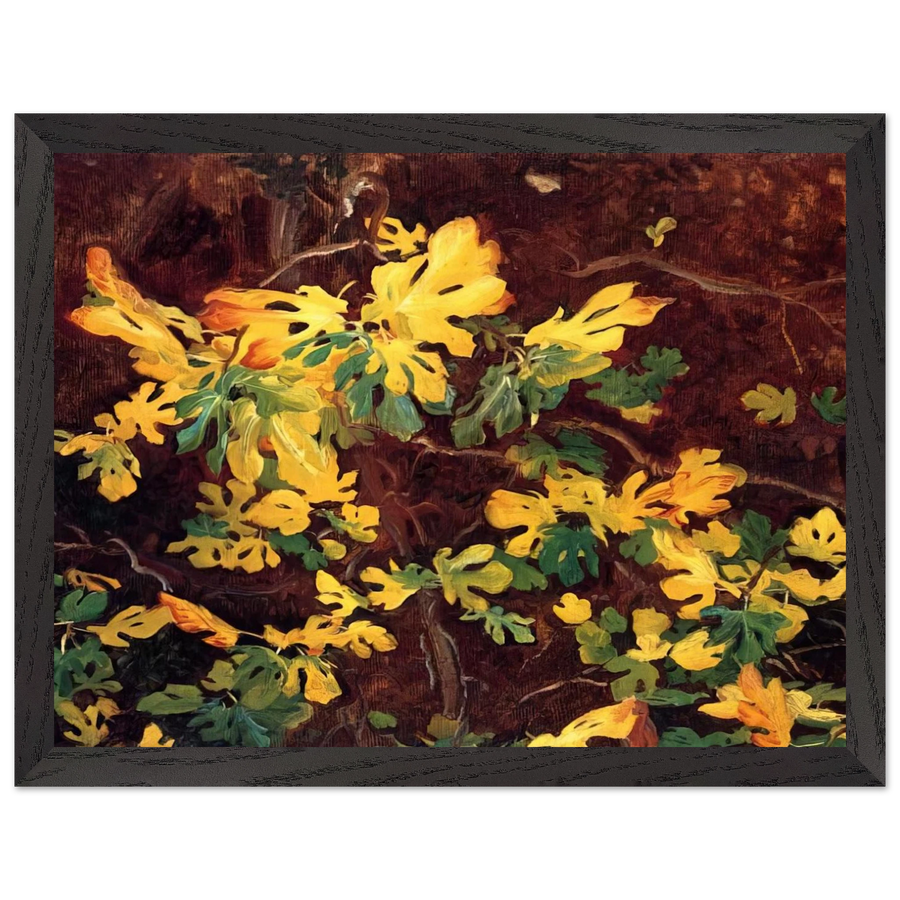 Study of a Fig Tree by John Singer Sargent — Framed art print at Zephyeer