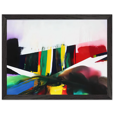 Phenomena Cave of the Prism Winds Year - 1986 by Paul Jenkins — Framed art print at Zephyeer