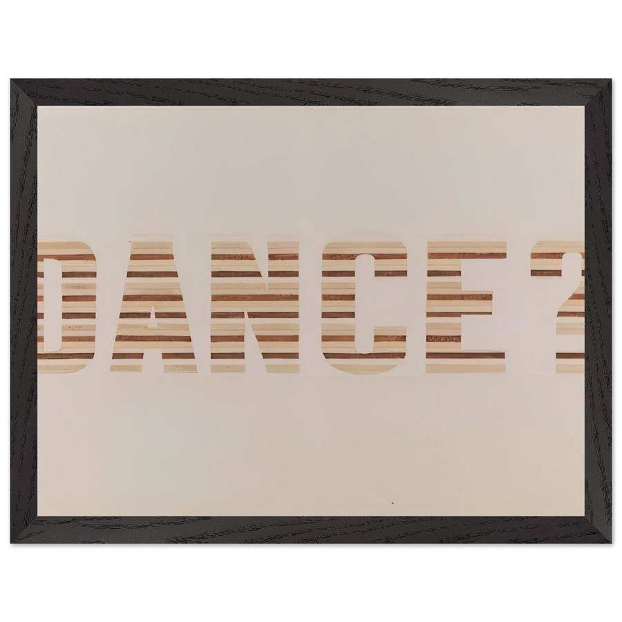 DANCE 1973 by Edward Ruscha — Framed art print at Zephyeer