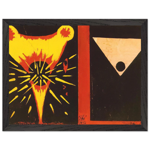 STUDY FOR CHRIST OF ST JOHN OF THE CROSS 1951 by Salvador Dali — Framed art print at Zephyeer