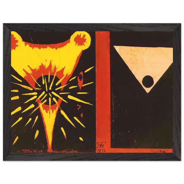 STUDY FOR CHRIST OF ST JOHN OF THE CROSS 1951 by Salvador Dali — Framed art print at Zephyeer