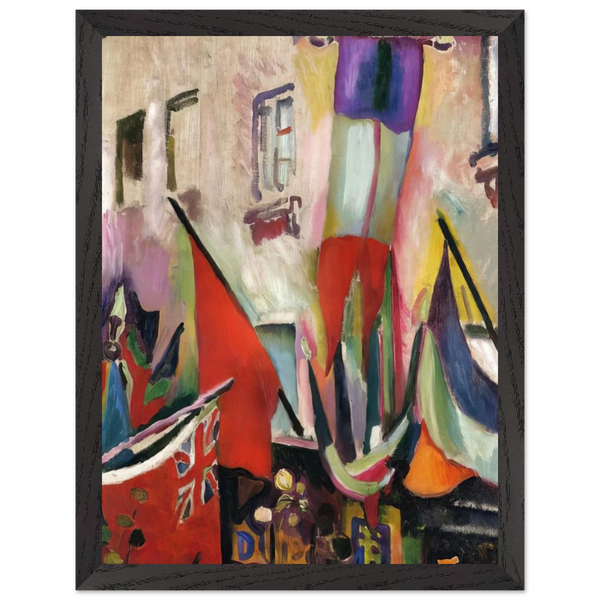 FLAGS 1906 by Raoul Dufy — Framed art print at Zephyeer
