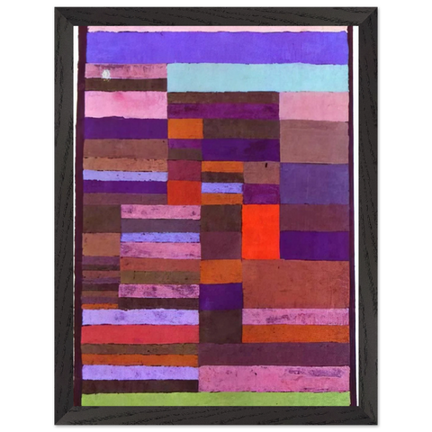 INDIVIDUALIZED ALTIMETRY OF STRIPES 1930 by Paul Klee — Framed art print at Zephyeer