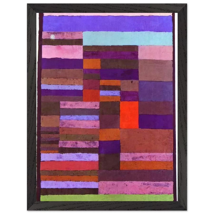 INDIVIDUALIZED ALTIMETRY OF STRIPES 1930 by Paul Klee — Framed art print at Zephyeer