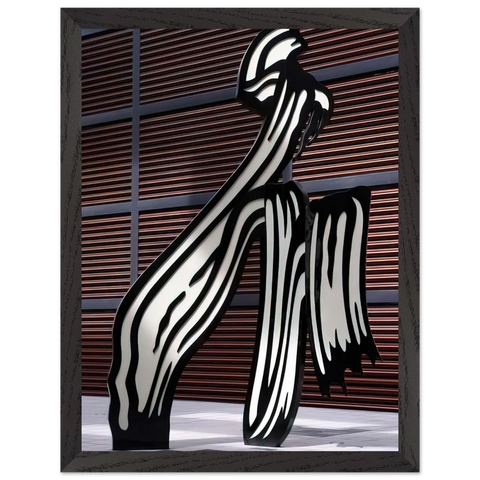 BRUSHSTROKE 1996 by Roy Lichtenstein — Framed art print at Zephyeer