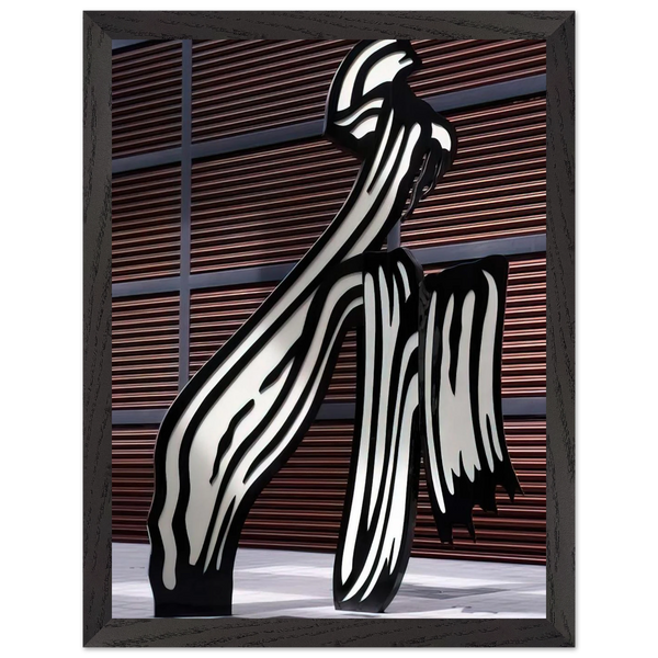 BRUSHSTROKE 1996 by Roy Lichtenstein — Framed art print at Zephyeer