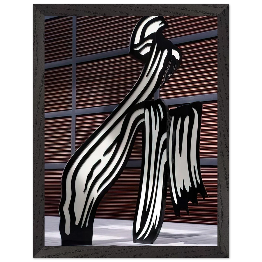 BRUSHSTROKE 1996 by Roy Lichtenstein — Framed art print at Zephyeer