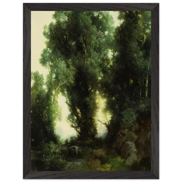The Bathing Hole by Thomas Moran — Framed art print at Zephyeer