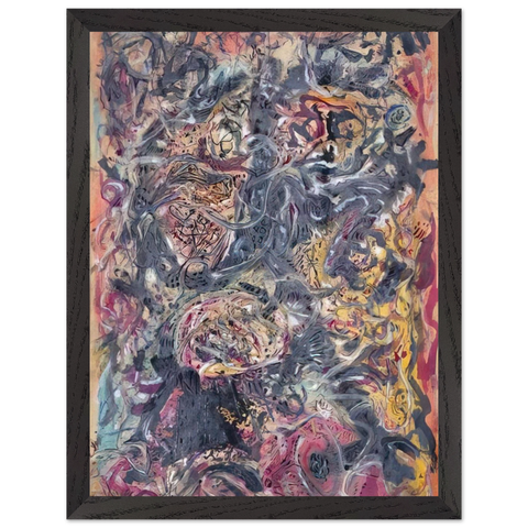 PATTERN by Jackson Pollock — Framed art print at Zephyeer