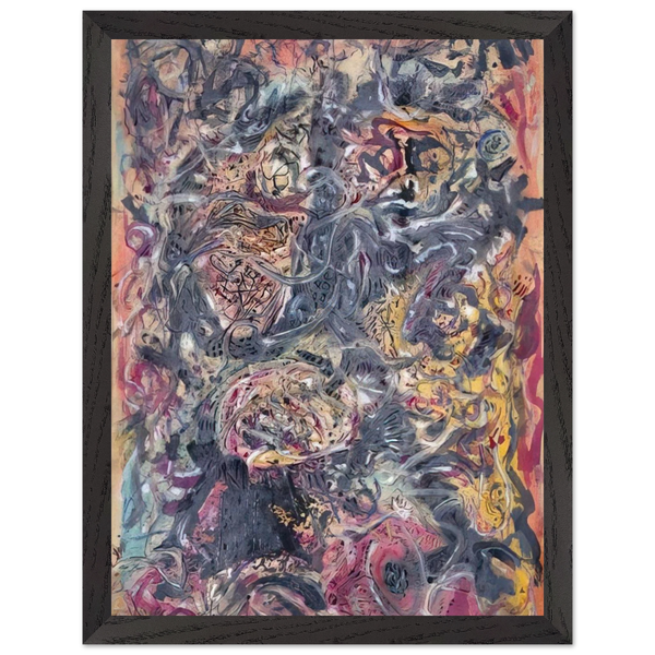 PATTERN by Jackson Pollock — Framed art print at Zephyeer
