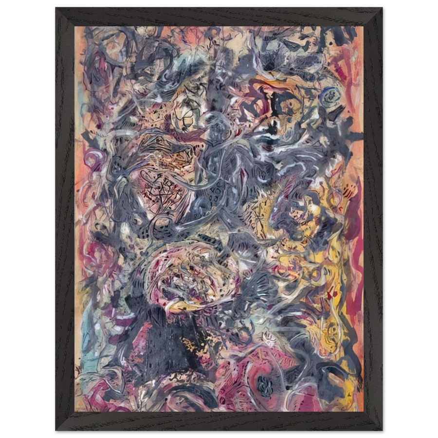 PATTERN by Jackson Pollock — Framed art print at Zephyeer