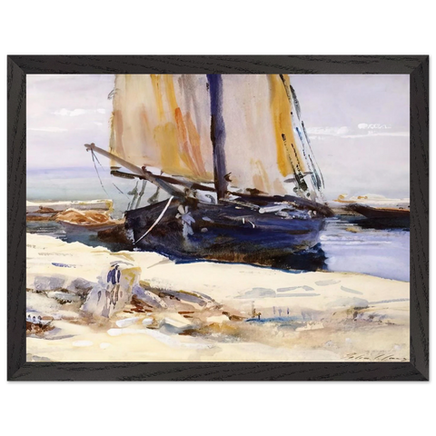 Above Lake Garda at San Vigilio by John Singer Sargent — Framed art print at Zephyeer