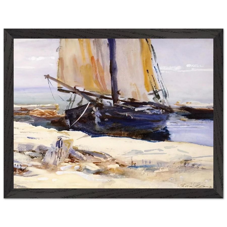 Above Lake Garda at San Vigilio by John Singer Sargent — Framed art print at Zephyeer