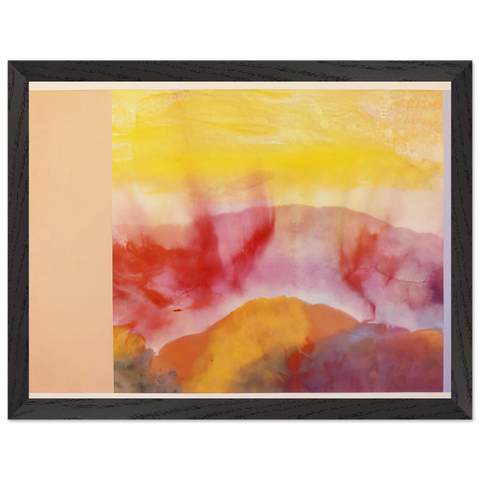 Mountain Morning - 1993 by Ronnie Landfield — Framed art print at Zephyeer