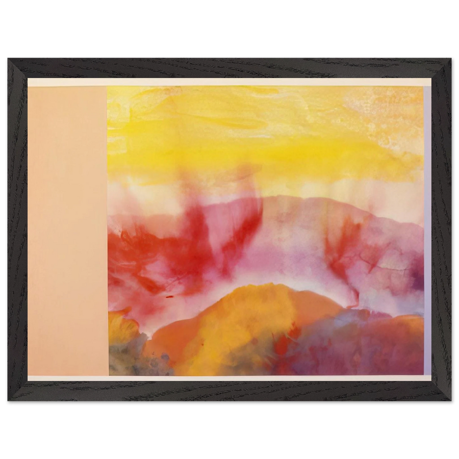 Mountain Morning - 1993 by Ronnie Landfield — Framed art print at Zephyeer