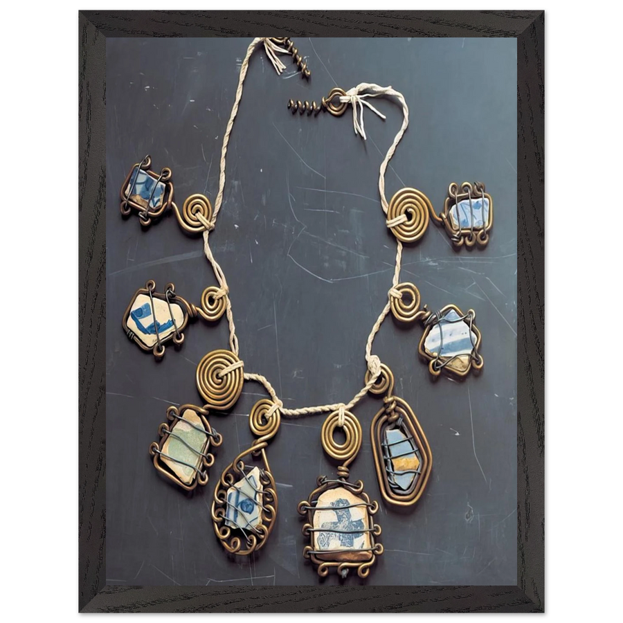 NECKLACE 1930 0 by Alexander Calder — Framed art print at Zephyeer