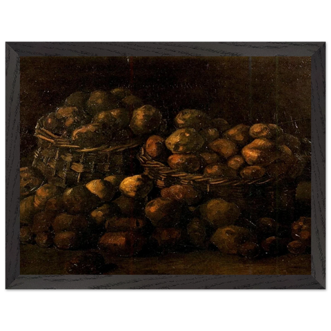 Baskets of Potatoes by Vincent van Gogh — Framed art print at Zephyeer