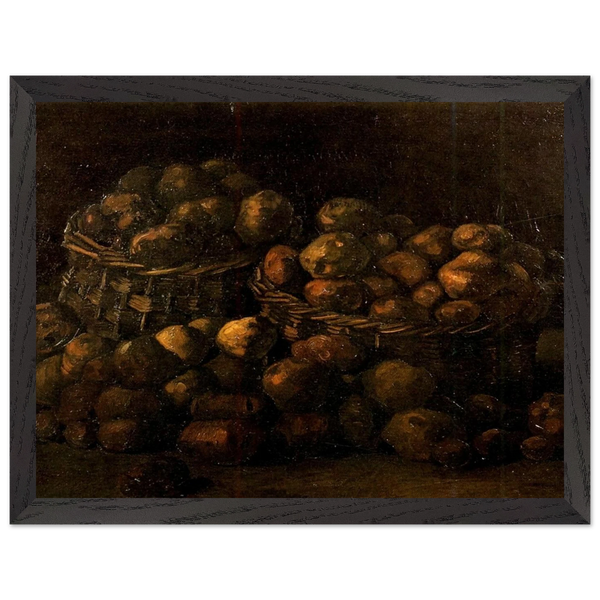 Baskets of Potatoes by Vincent van Gogh — Framed art print at Zephyeer