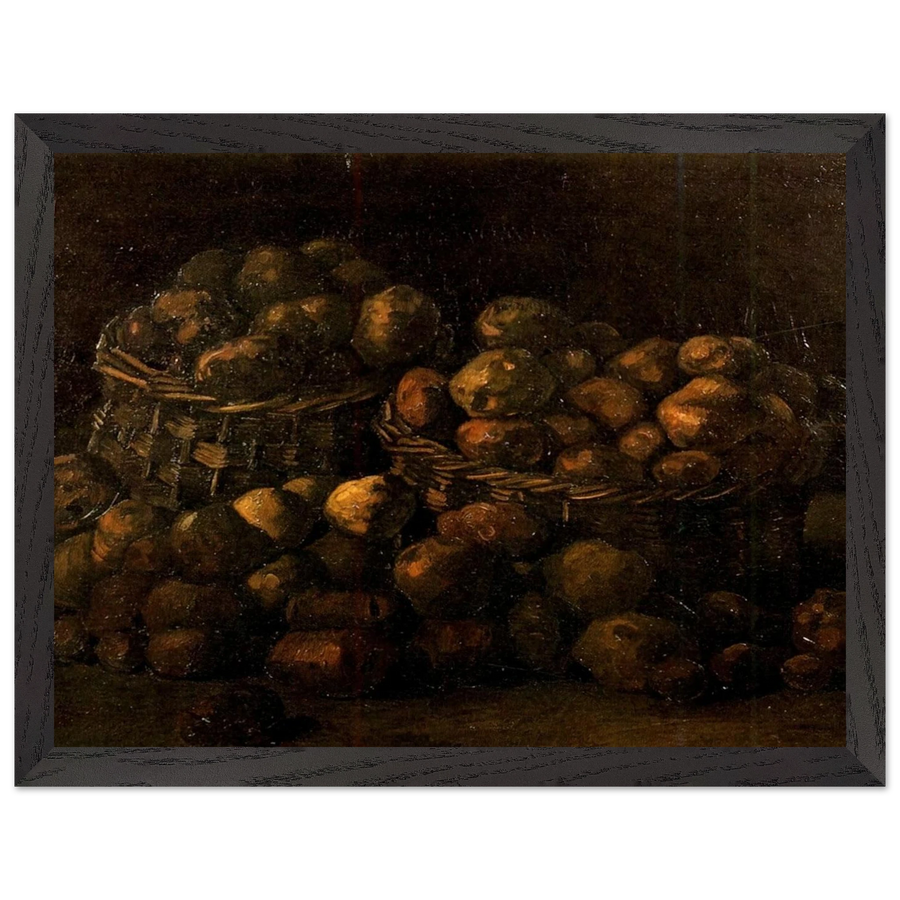 Baskets of Potatoes by Vincent van Gogh — Framed art print at Zephyeer