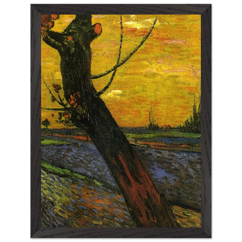 Sower with Setting Sun by Vincent van Gogh — Framed art print at Zephyeer