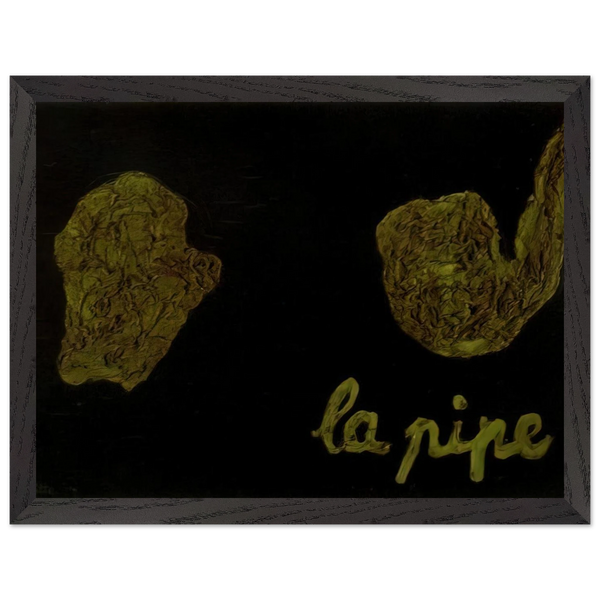 THE PIPE 1927 by Rene Magritte — Framed art print at Zephyeer
