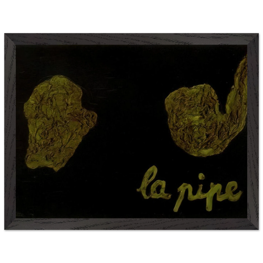 THE PIPE 1927 by Rene Magritte — Framed art print at Zephyeer