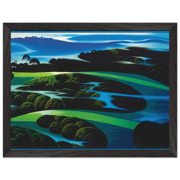 Summers Twilight by Eyvind Earle — Framed art print at Zephyeer