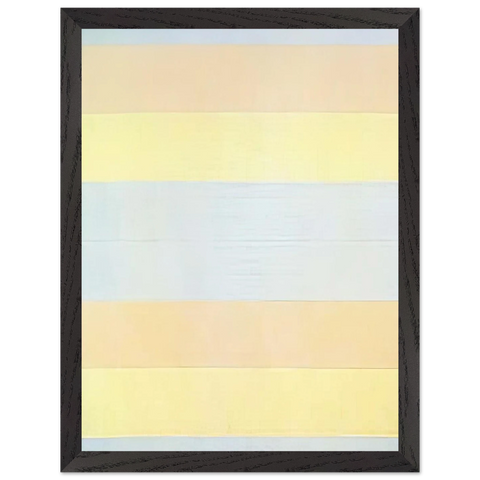 With My Back to the World by Agnes Martin — Framed art print at Zephyeer