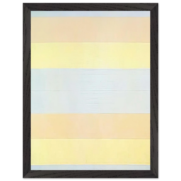 With My Back to the World by Agnes Martin — Framed art print at Zephyeer
