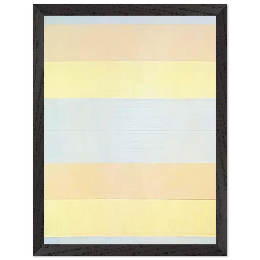 With My Back to the World by Agnes Martin — Framed art print at Zephyeer