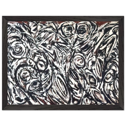 Night Creatures by Lee Krasner — Framed art print at Zephyeer