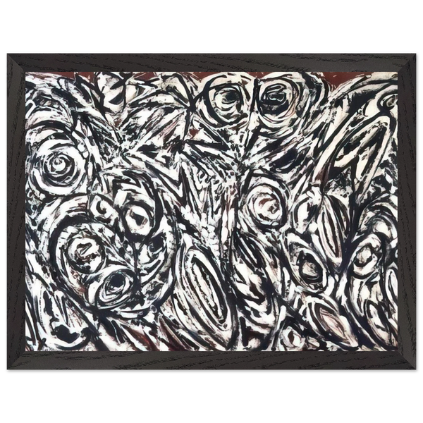 Night Creatures by Lee Krasner — Framed art print at Zephyeer