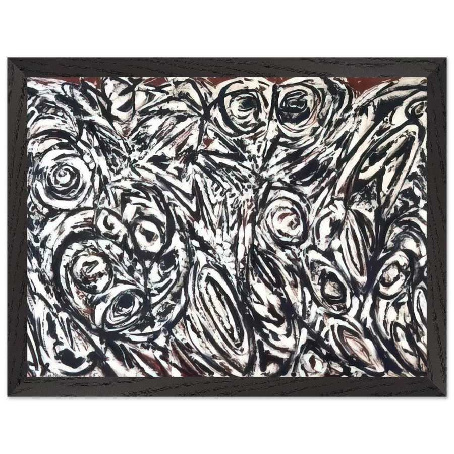 Night Creatures by Lee Krasner — Framed art print at Zephyeer