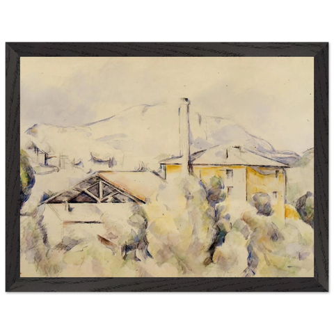 The Lime Kiln by Paul Cézanne — Framed art print at Zephyeer