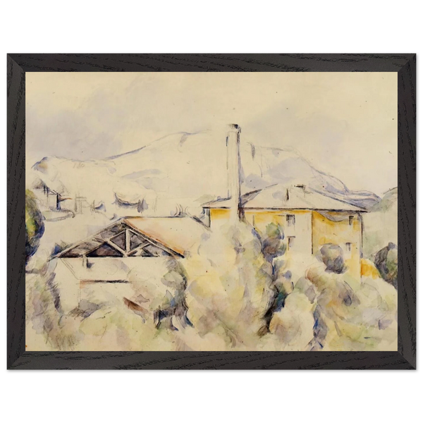 The Lime Kiln by Paul Cézanne — Framed art print at Zephyeer
