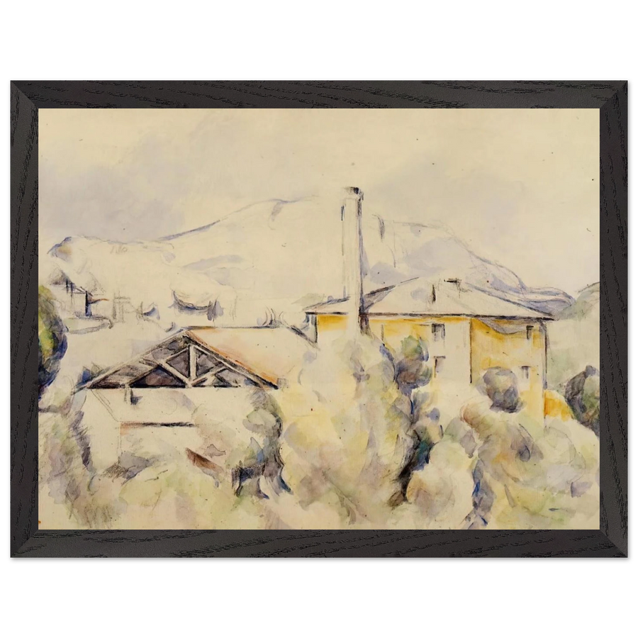 The Lime Kiln by Paul Cézanne — Framed art print at Zephyeer