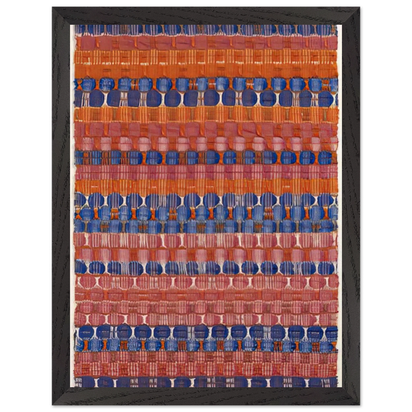 RED AND BLUE LAYERS 1954 by Anni Albers — Framed art print at Zephyeer