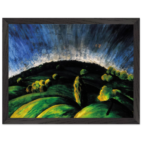 Mountains of Buda by Laszlo Moholy-Nagy — Framed art print at Zephyeer