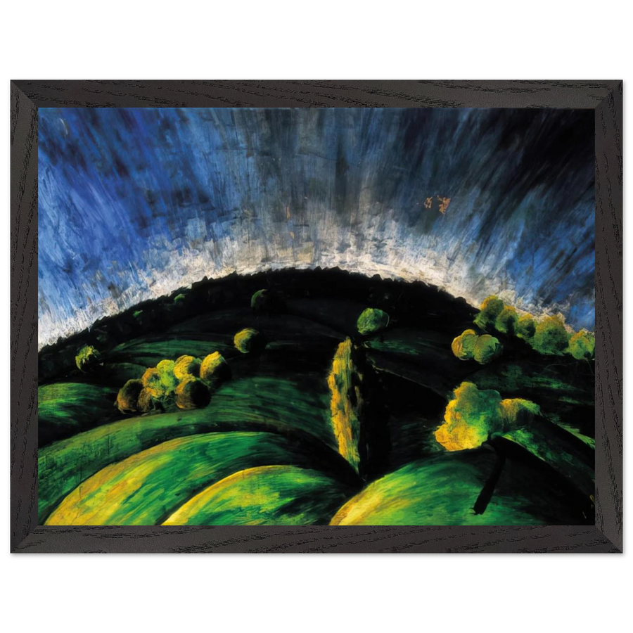 Mountains of Buda by Laszlo Moholy-Nagy — Framed art print at Zephyeer