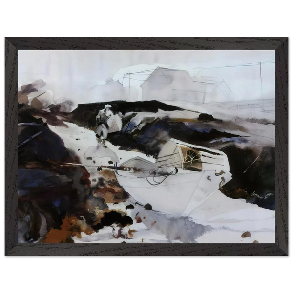 THE WHITE DORY 1941 by Andrew Wyeth — Framed art print at Zephyeer