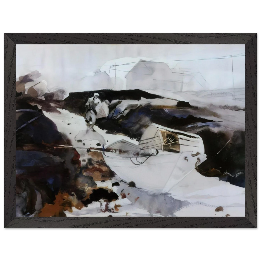 THE WHITE DORY 1941 by Andrew Wyeth — Framed art print at Zephyeer