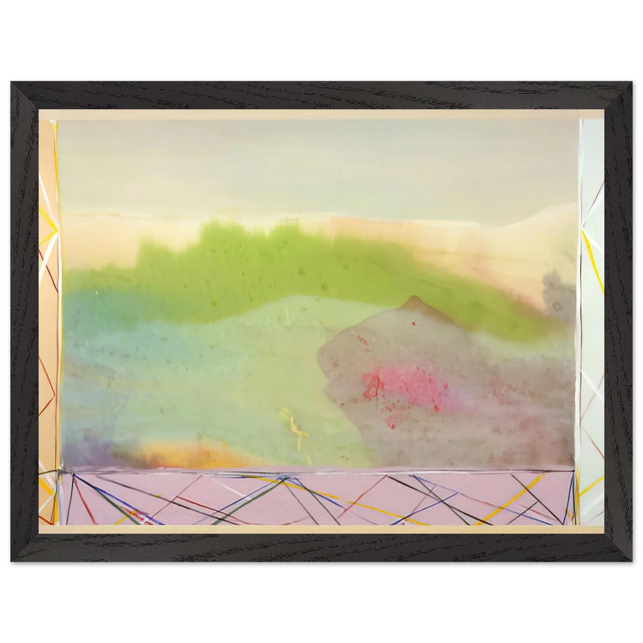 A Vision - 1988 by Ronnie Landfield — Framed art print at Zephyeer