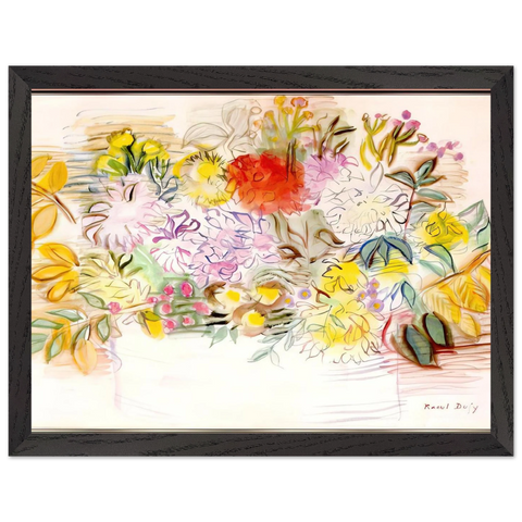 BOUQUET OF FLOWERS by Raoul Dufy — Framed art print at Zephyeer