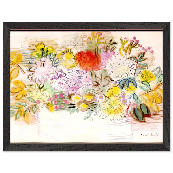BOUQUET OF FLOWERS by Raoul Dufy — Framed art print at Zephyeer